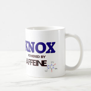 Knox trieb durch Koffein an Kaffeetasse