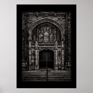 Knox-Uni-Eingang Nr. 1 mit Grenze Poster