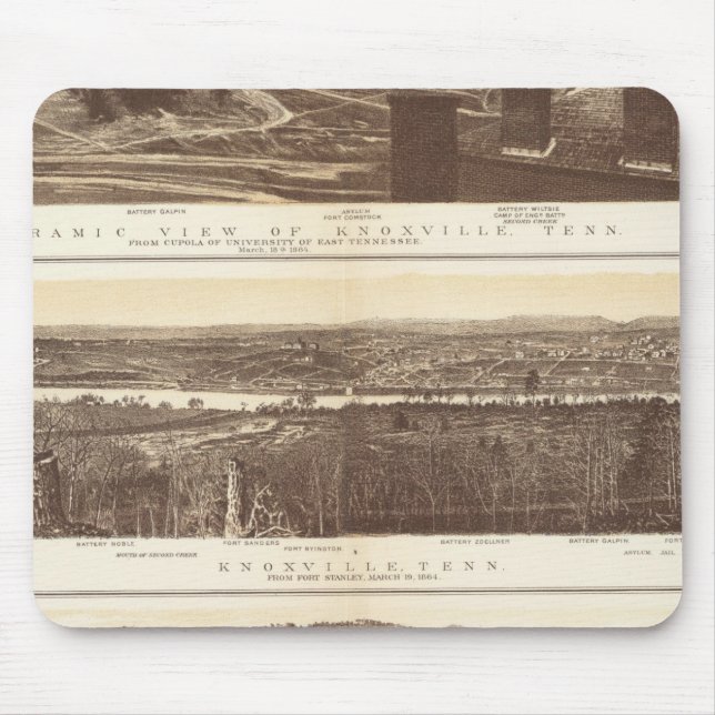 Knoxville, Chattanooga Mousepad (Vorne)