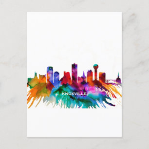 Knoxville Skyline Feiertagspostkarte