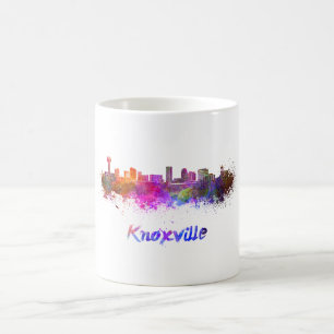 Knoxville skyline im Watercolor Tasse