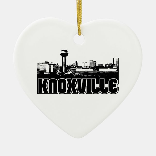 Knoxville-Skyline Keramikornament (Vorne)