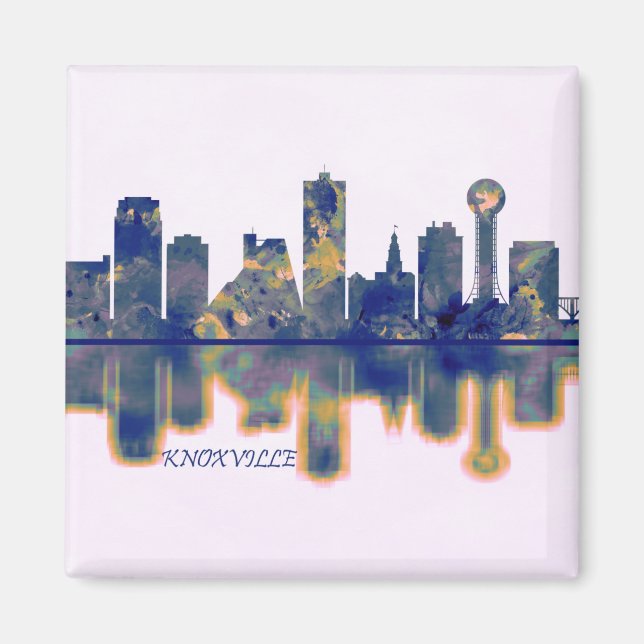 Knoxville Skyline Magnet (Vorne)
