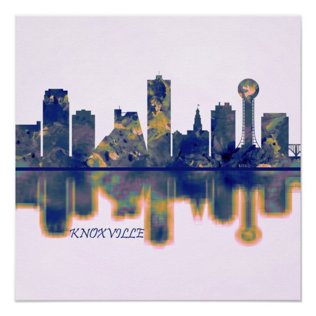 Knoxville Skyline Poster (Vorderseite)