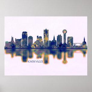 Knoxville Skyline Poster