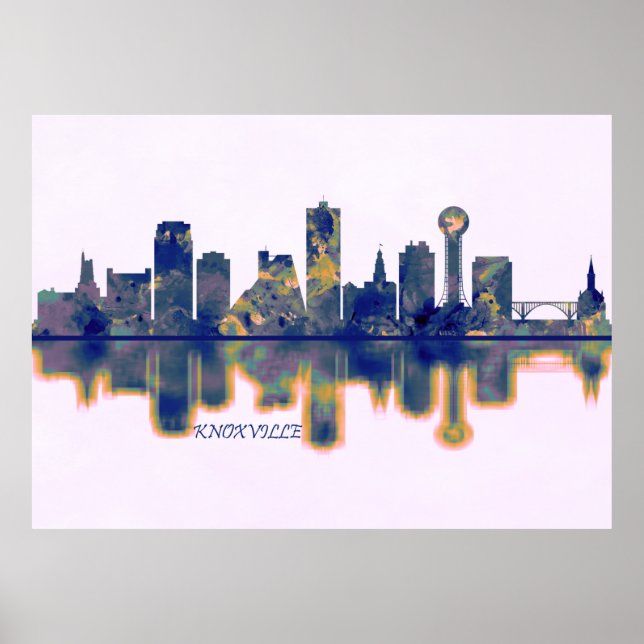 Knoxville Skyline Poster (Vorne)