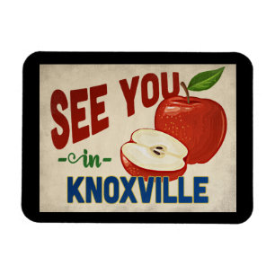 Knoxville Tennessee Apfel - Vintage Reise Magnet