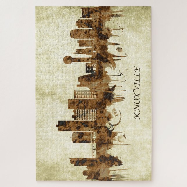 Knoxville Tennessee City Puzzle (Vertikal)