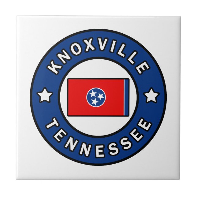 Knoxville Tennessee Fliese (Vorderseite)