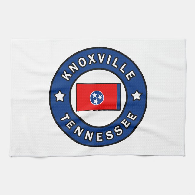 Knoxville Tennessee Geschirrtuch (Horizontal)