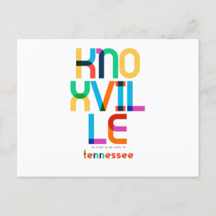 Knoxville Tennessee Mitte des Jahrhunderts, Pop-Ar Postkarte