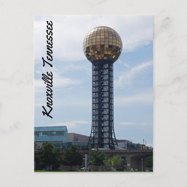 Knoxville Tennessee Postkarte (Vorderseite)