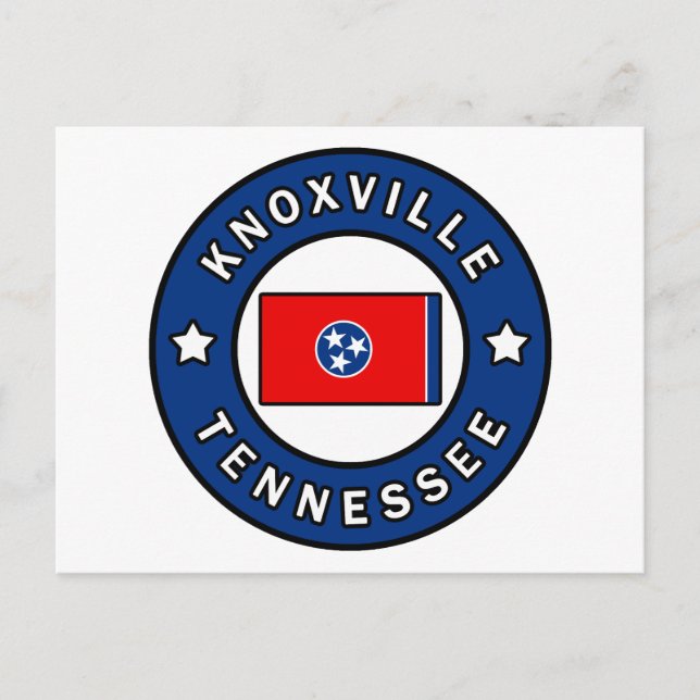 Knoxville Tennessee Postkarte (Vorderseite)