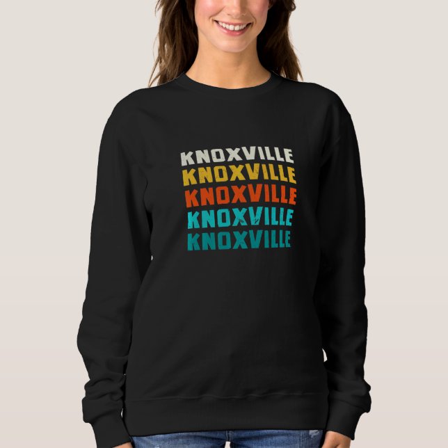 Knoxville Tennessee Vintage Tn Retro Collection Am Sweatshirt (Vorderseite)