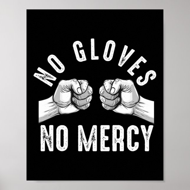 Knuckle Boxing Männer Faustkampf Knuckle Fighte Poster (Vorne)