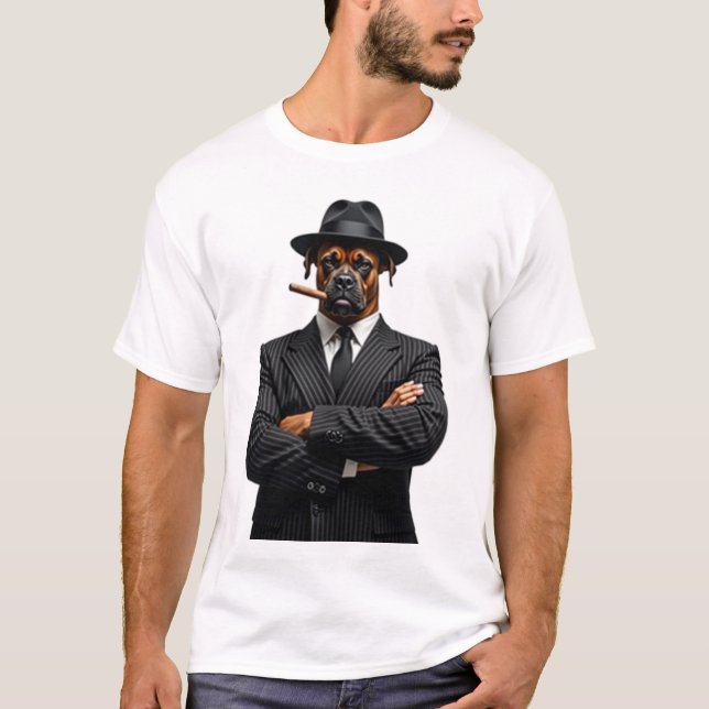 Knuckles Sammy Boxer Haustier Geschenk T-Shirt (Vorderseite)