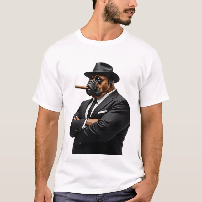 Knuckles Sammy Boxer Haustier Geschenk T-Shirt (Vorderseite)