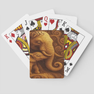 Knuddelige Elefanten  Spielkarten