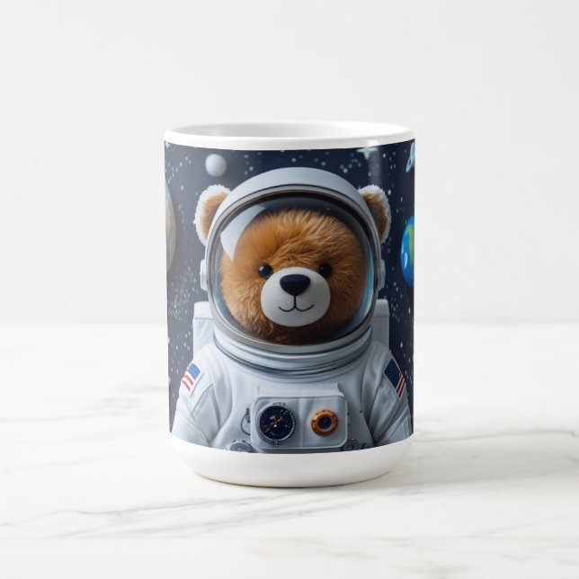 Knuddiger Astronaut-Teddy Kaffeetasse (Mittel)