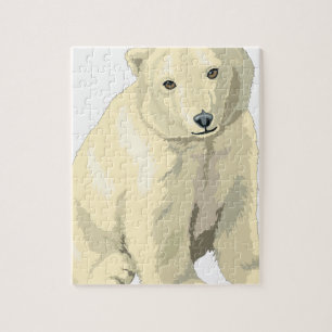 Knuddiger Eisbär Puzzle