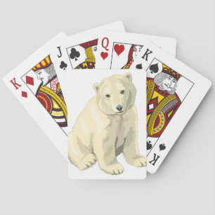 Knuddiger Eisbär Spielkarten