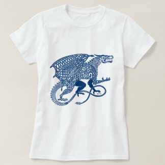 Knüpfarbeit Blue.jpg des Drache-1 T-Shirt