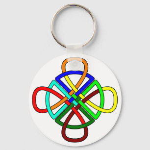 Knüpfarbeit Cross Schlüsselanhänger