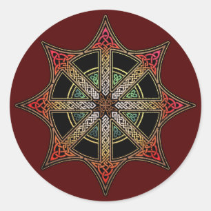 Knüpfarbeit Zeichen von Chaos Stickers