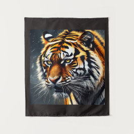 Knurrender Tiger Wandbehang Schlafzimmendekoration Wandteppich