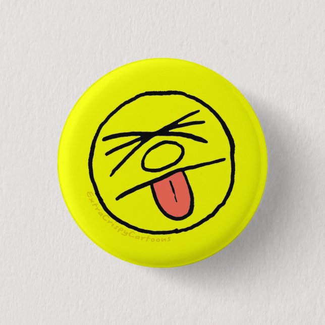 Knusperiges "Extrablech!" Logo-Button (klein) Button (Vorderseite)