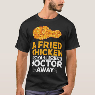 Knuspriges Hühnchen Wittiger Foodaholic Lebensstil T-Shirt