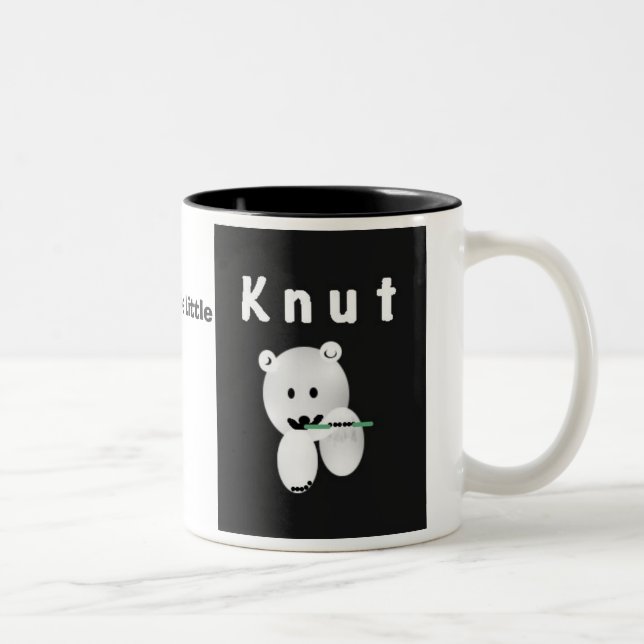 Knut, jeder Lieblingskleines Zweifarbige Tasse (Rechts)