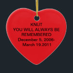 KNUT KERAMIK ORNAMENT<br><div class="desc">Erholung des Friedens</div>