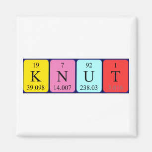 Knut Periodenmagnetmagnet Magnet