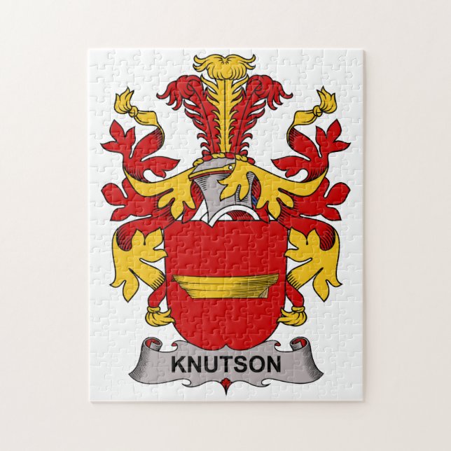 Knutson Familienwappen Puzzle (Vertikal)