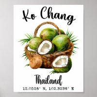 Ko Chang Kokosnuss Thailand Tropische Insel Gps Ur