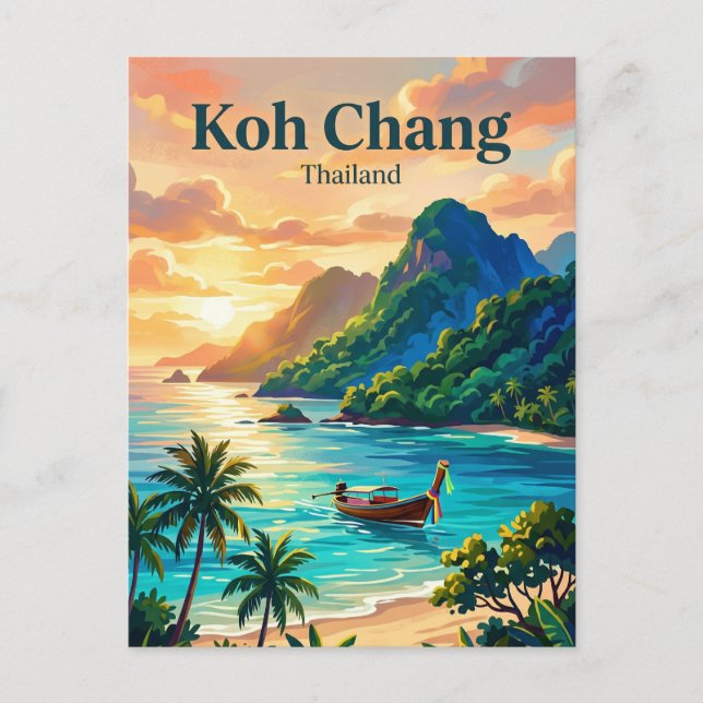Ko Chang Thailand Postkarte (Vorderseite)