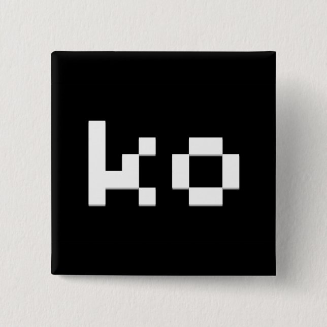 KO Knopf Button (Vorderseite)