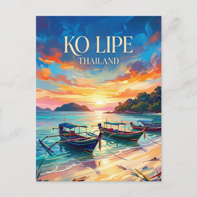 Ko Lipe Thailand Postkarte (Vorderseite)