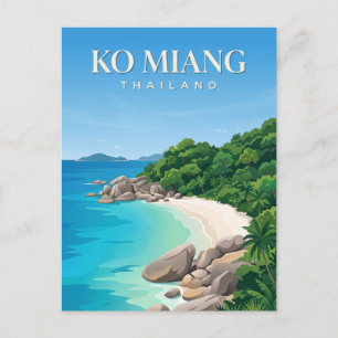 Ko Miang Thailand Postkarte