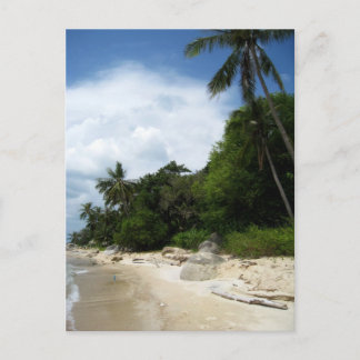 Ko Phangan Küstenlinie in Thailand-Postkarte Postkarte