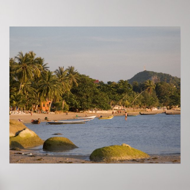 Ko Phangan, Thailand. Außerhalb der hektischen Ins Poster (Vorne)