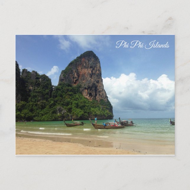 Ko Phi Phi Islands Thailand Krabi James Bond Postkarte (Vorderseite)