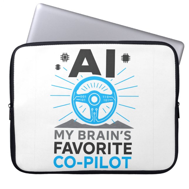 Ko-Pilot - Intelligenter Partner meines Gehirns Laptopschutzhülle (Vorderseite)