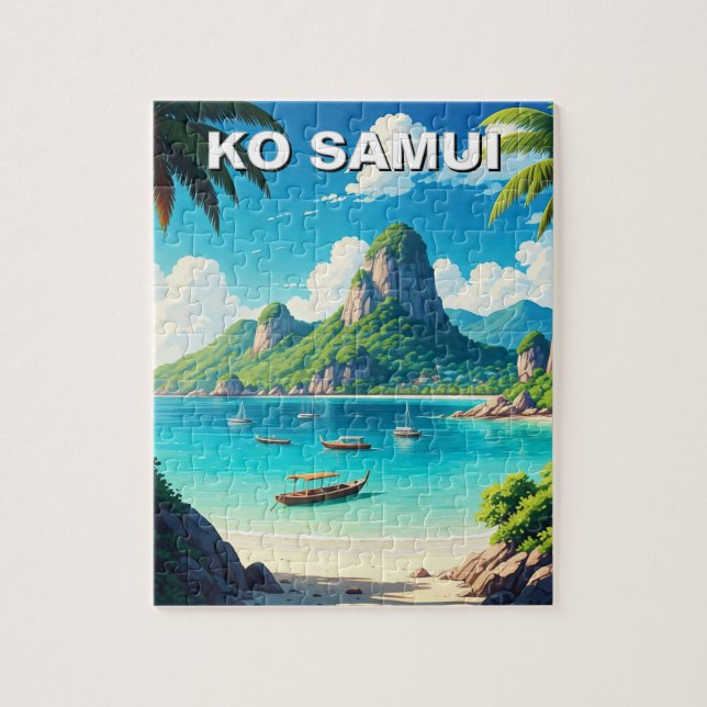 Ko Samui Thailand Puzzle (Vertikal)
