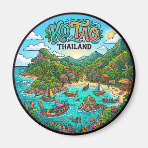 Ko Tao Insel Thailand Magnet