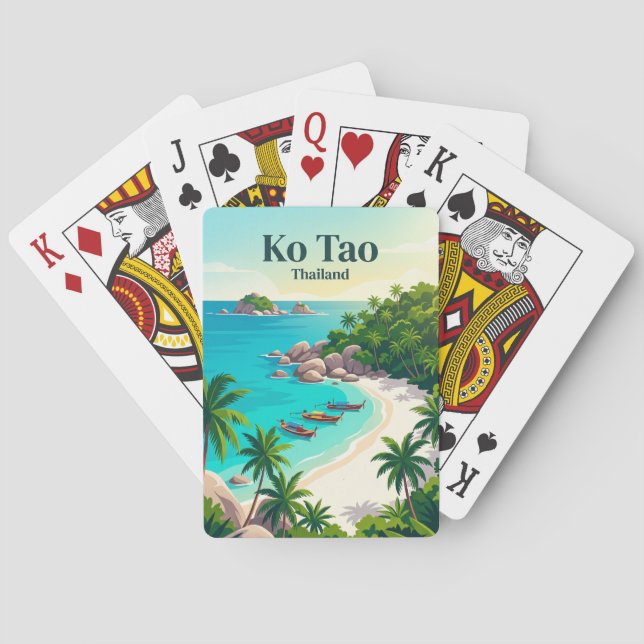Ko Tao Thailand Spielkarten (Rückseite)