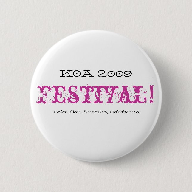 KOA 2009 Knopf Button (Vorderseite)