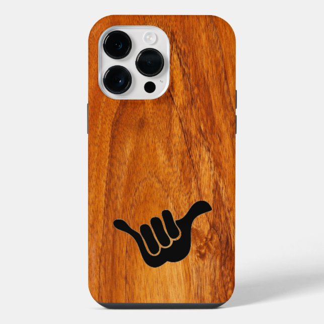 Koa-Holz iPhone Hülle (Rückseite)