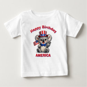 Koala (5af) Patriotisches Kinder T-Shirt